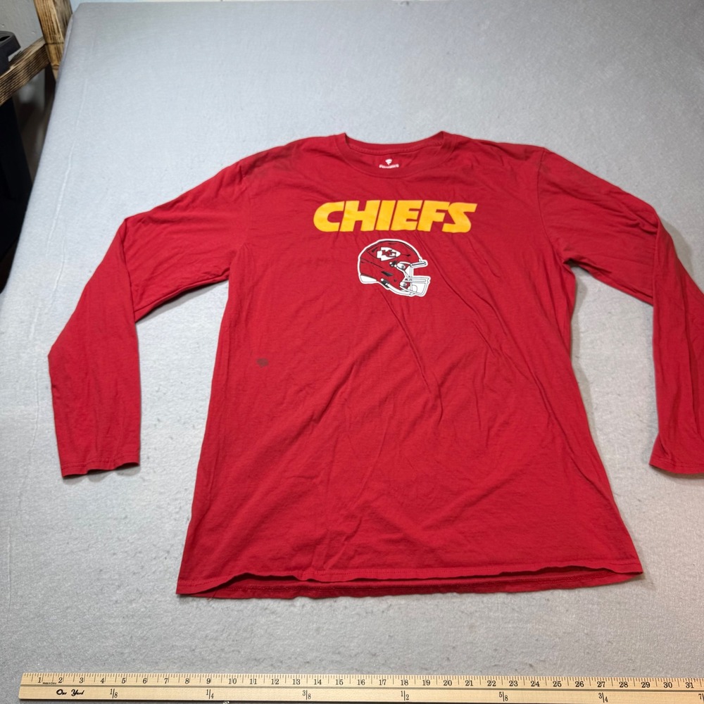 Fanatics Kansas City Chiefs Long Sleeve T Shirt Red‎ Pacheco 10 XL NFL